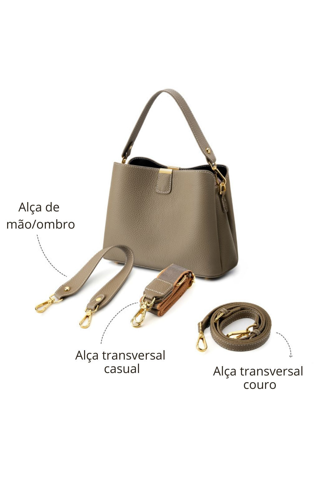 Bucket Genuine Leather Munich Bag