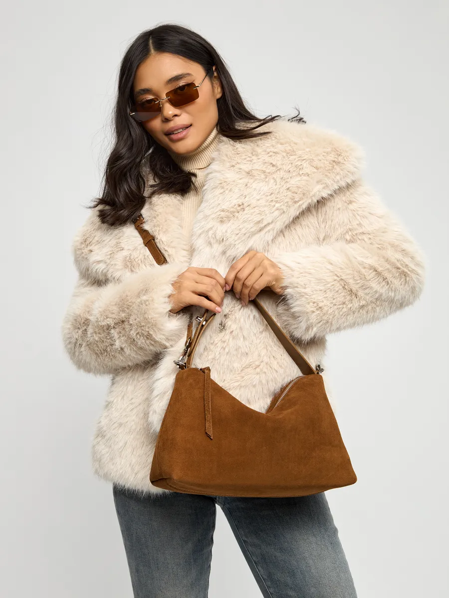 Shoulder Nubuck Leather Austin Bag