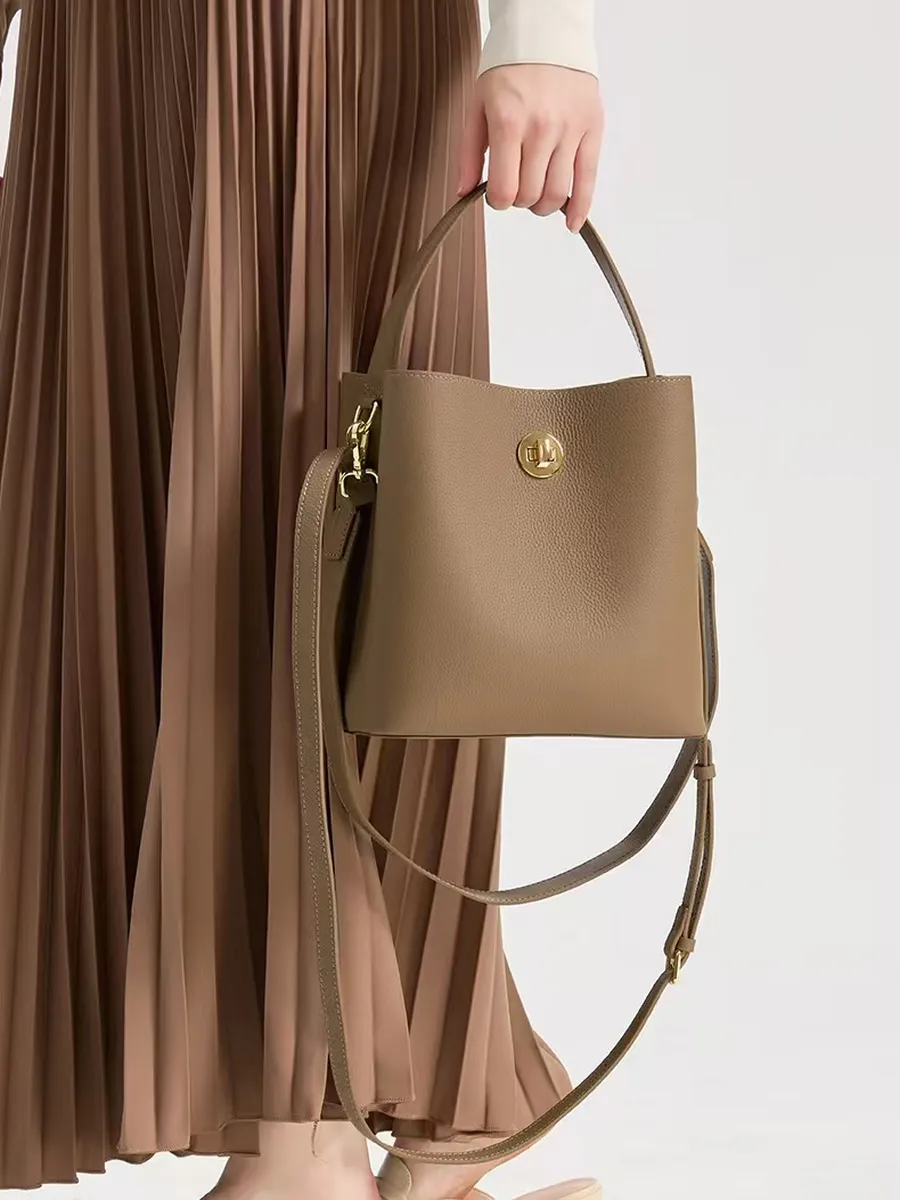 Bucket Genuine Leather Orlando Bag