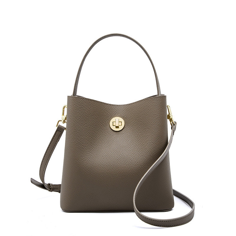 Bucket Genuine Leather Orlando Bag