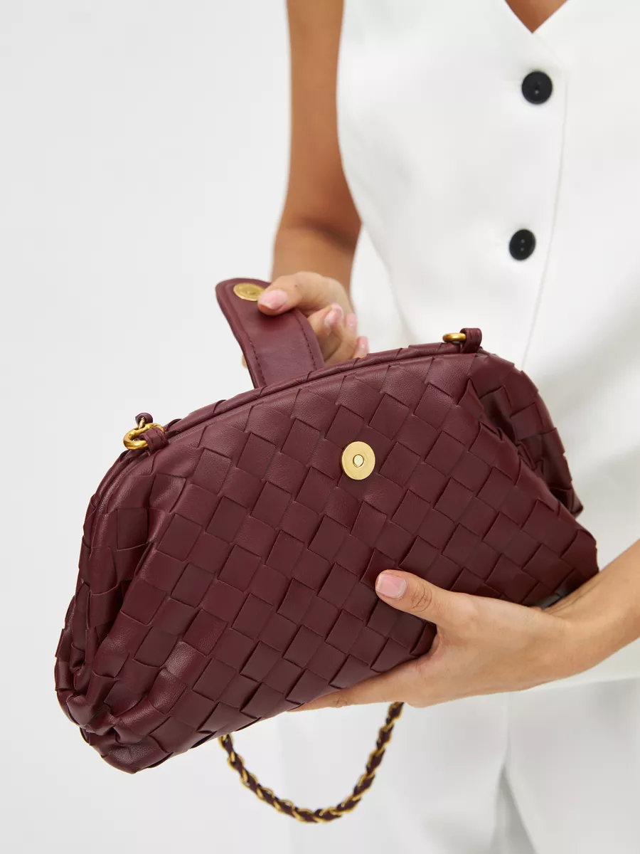 Small Woven Claire Bag