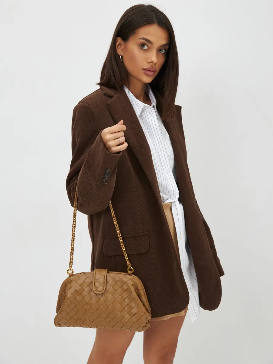 Small Woven Claire Bag