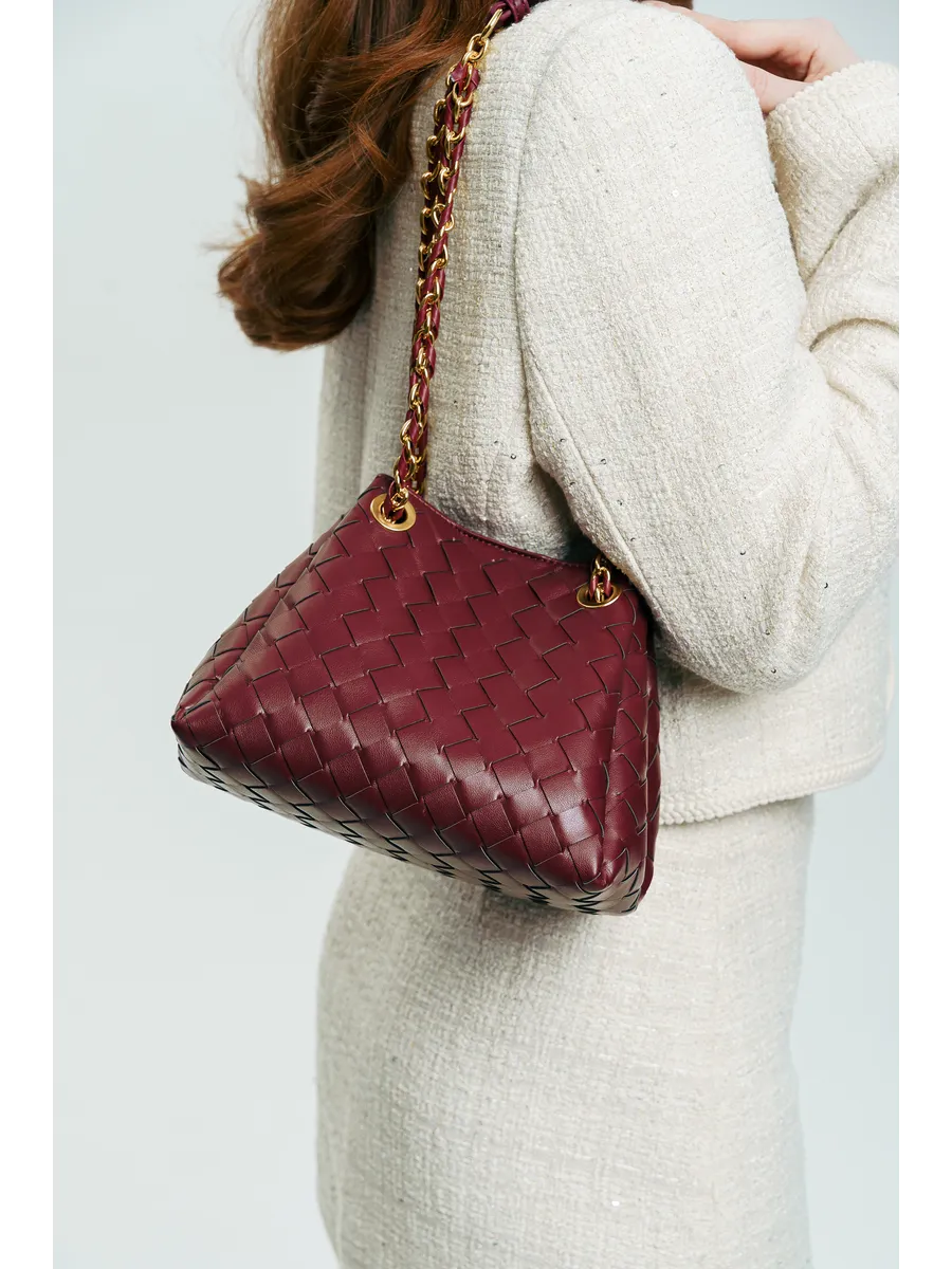 Small Woven Giulia Bag