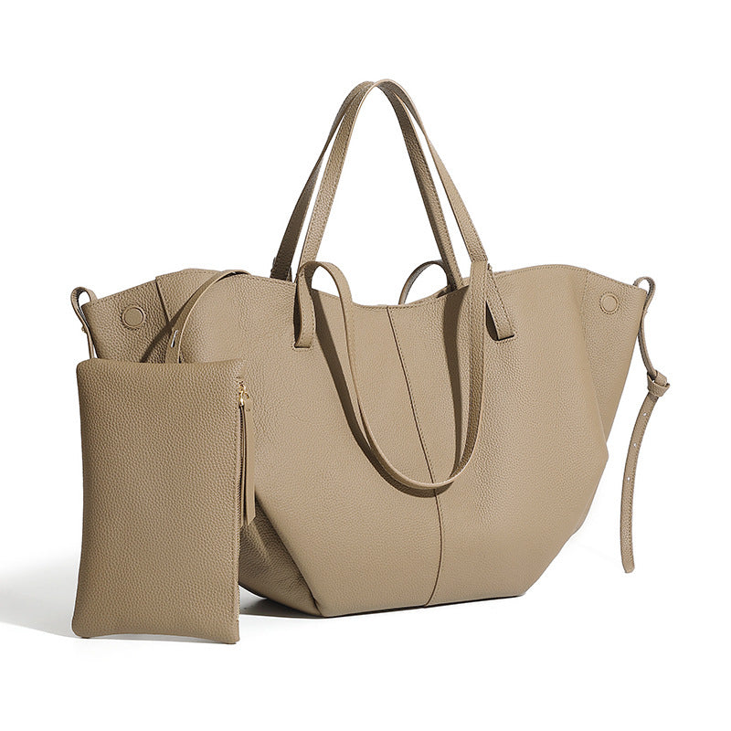 Tote Large Genuine Leather Paris Bag