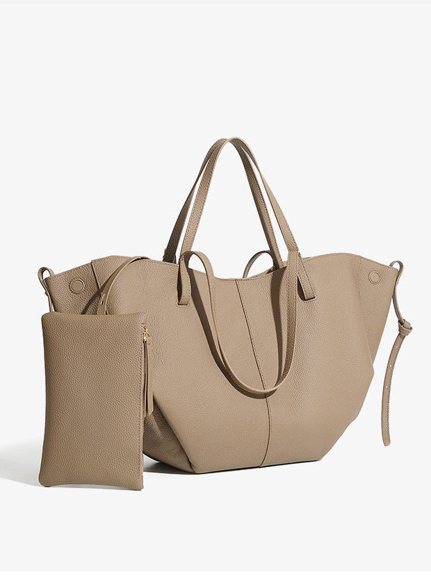 Tote Large Genuine Leather Paris Bag