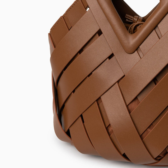 Woven Genuine Leather Lancaster Bag