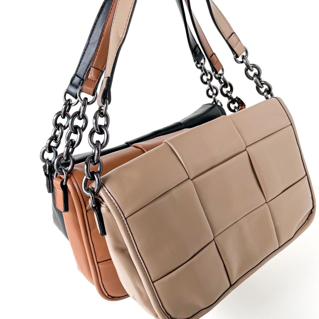 Crossbody Woven Puffer Manu Bag