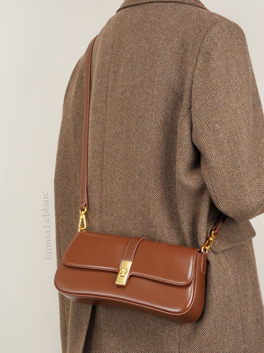 Baguette Small Leather Miami Bag