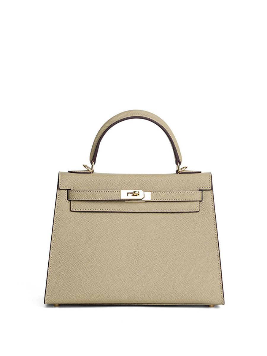Classic Medium Genuine Leather Madrid Bag – Gold Hardware