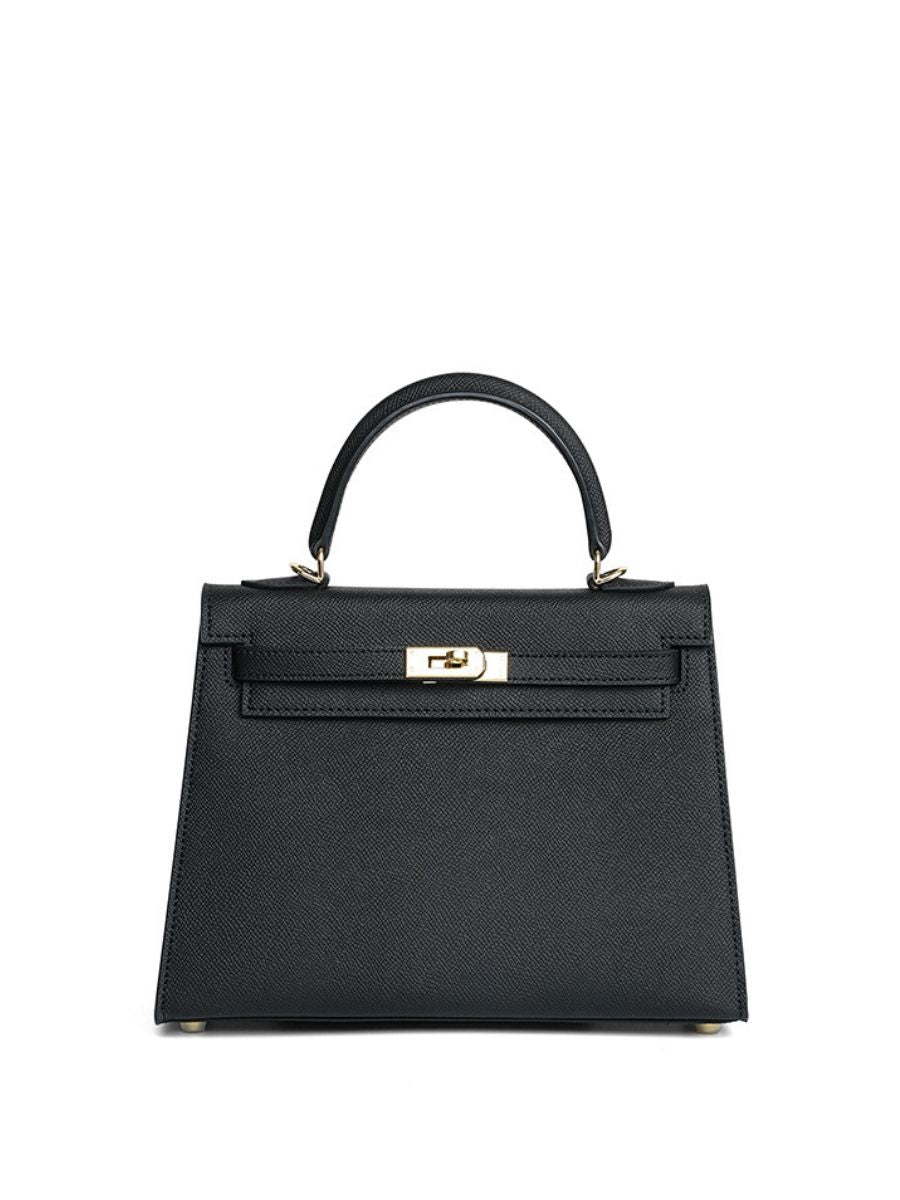 Classic Medium Genuine Leather Madrid Bag – Gold Hardware