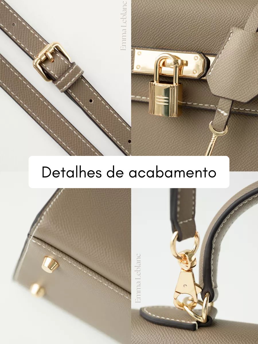 Classic Medium Genuine Leather Madrid Bag – Gold Hardware