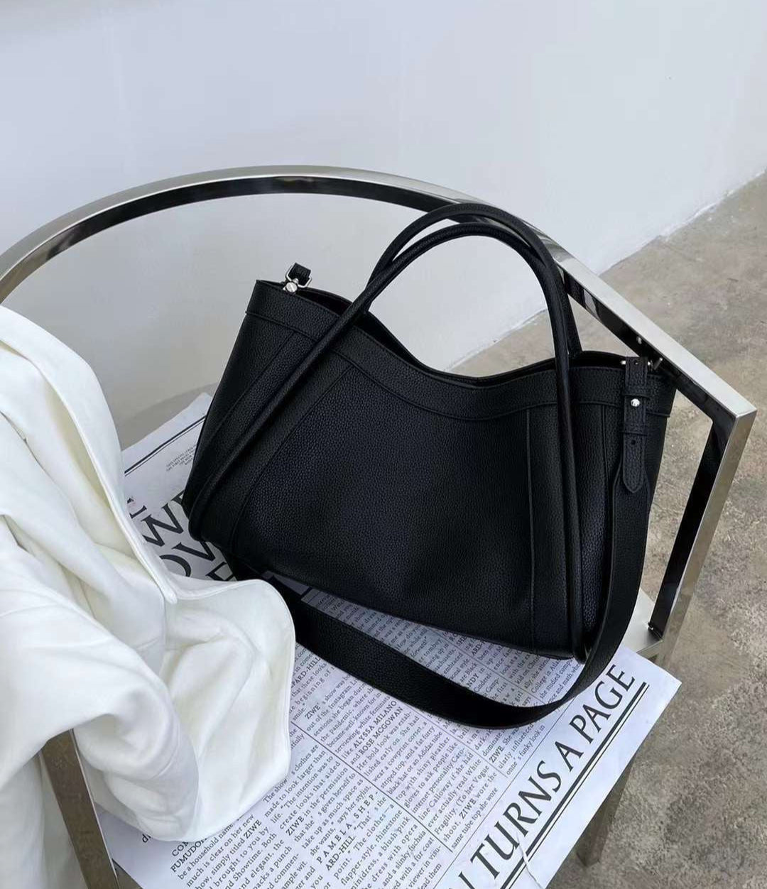 Tote Large Genuine Leather Rouen Bag
