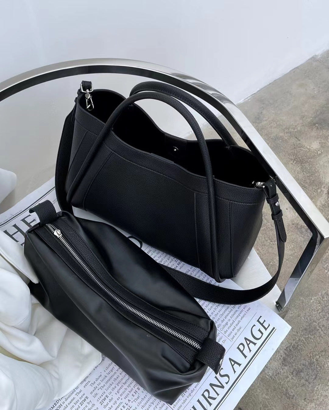Tote Large Genuine Leather Rouen Bag