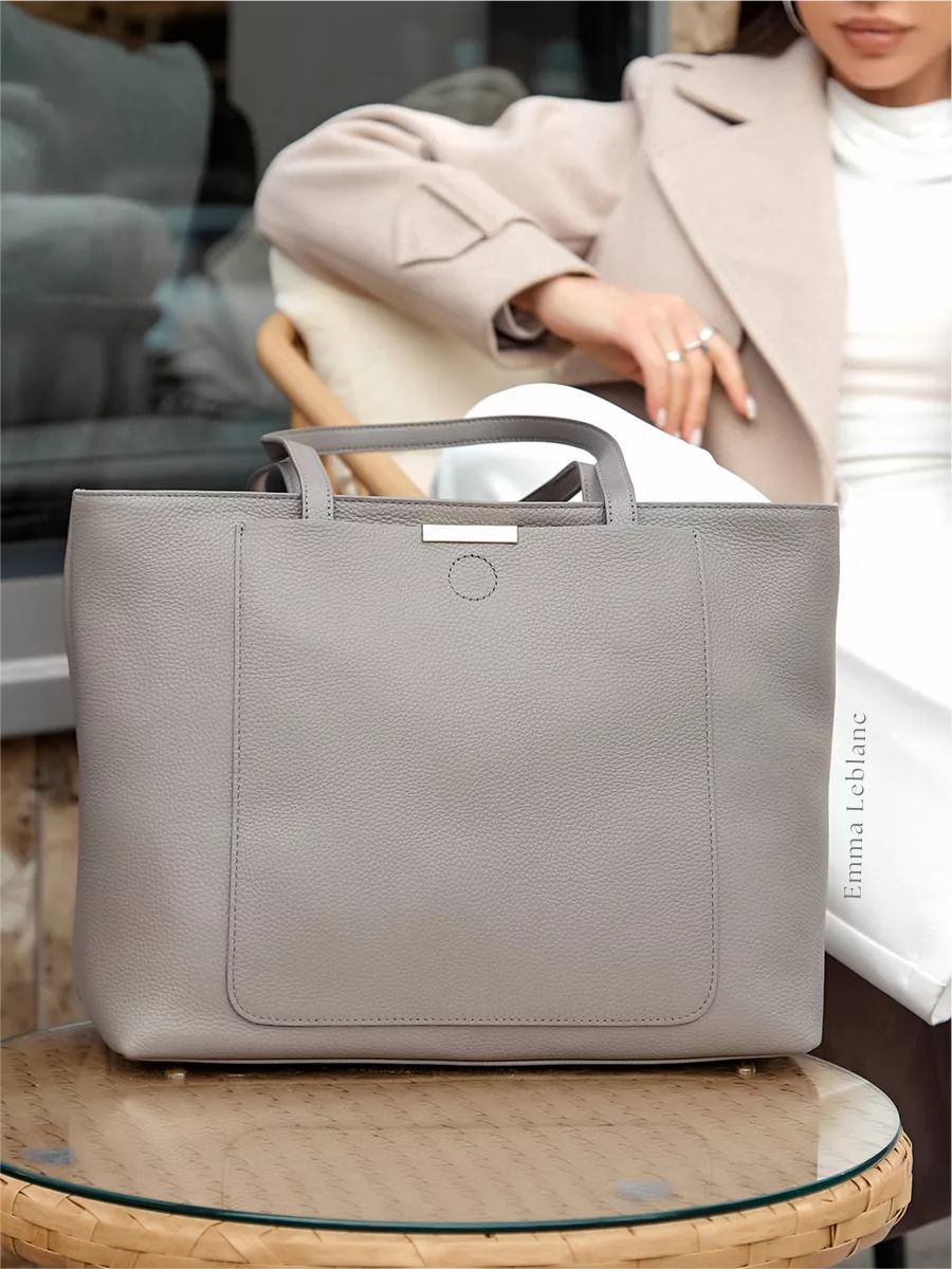 Tote Large Classic Leather Nice Bag