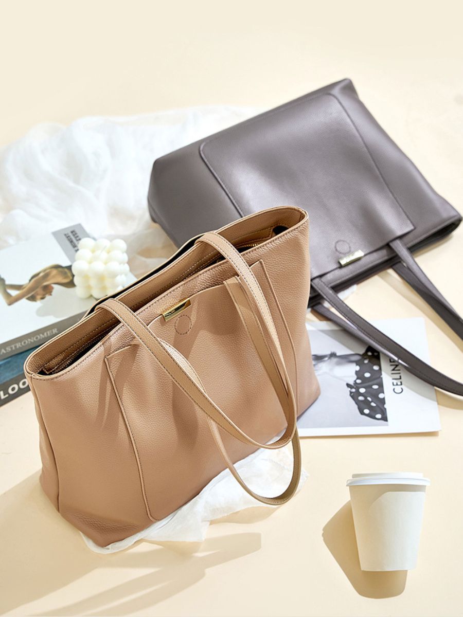 Tote Large Classic Leather Nice Bag