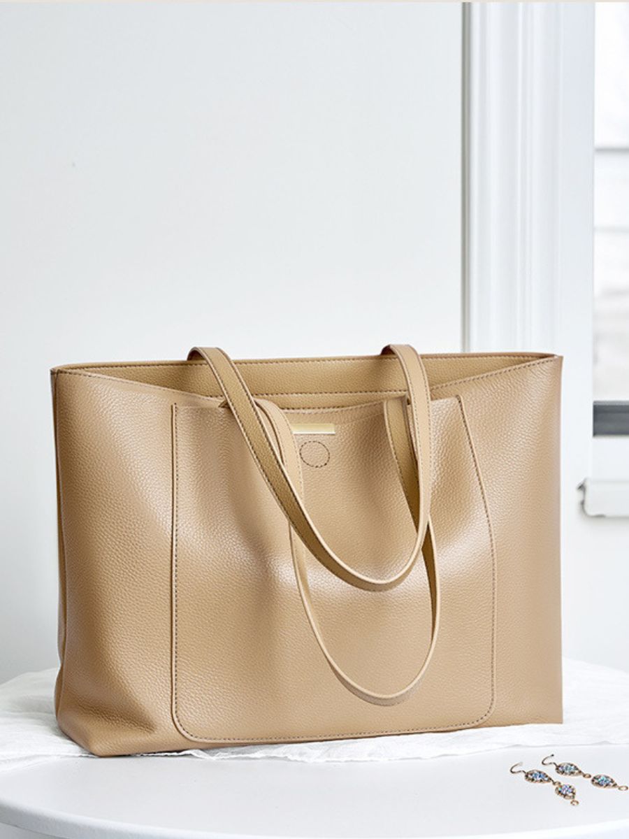Tote Large Classic Leather Nice Bag