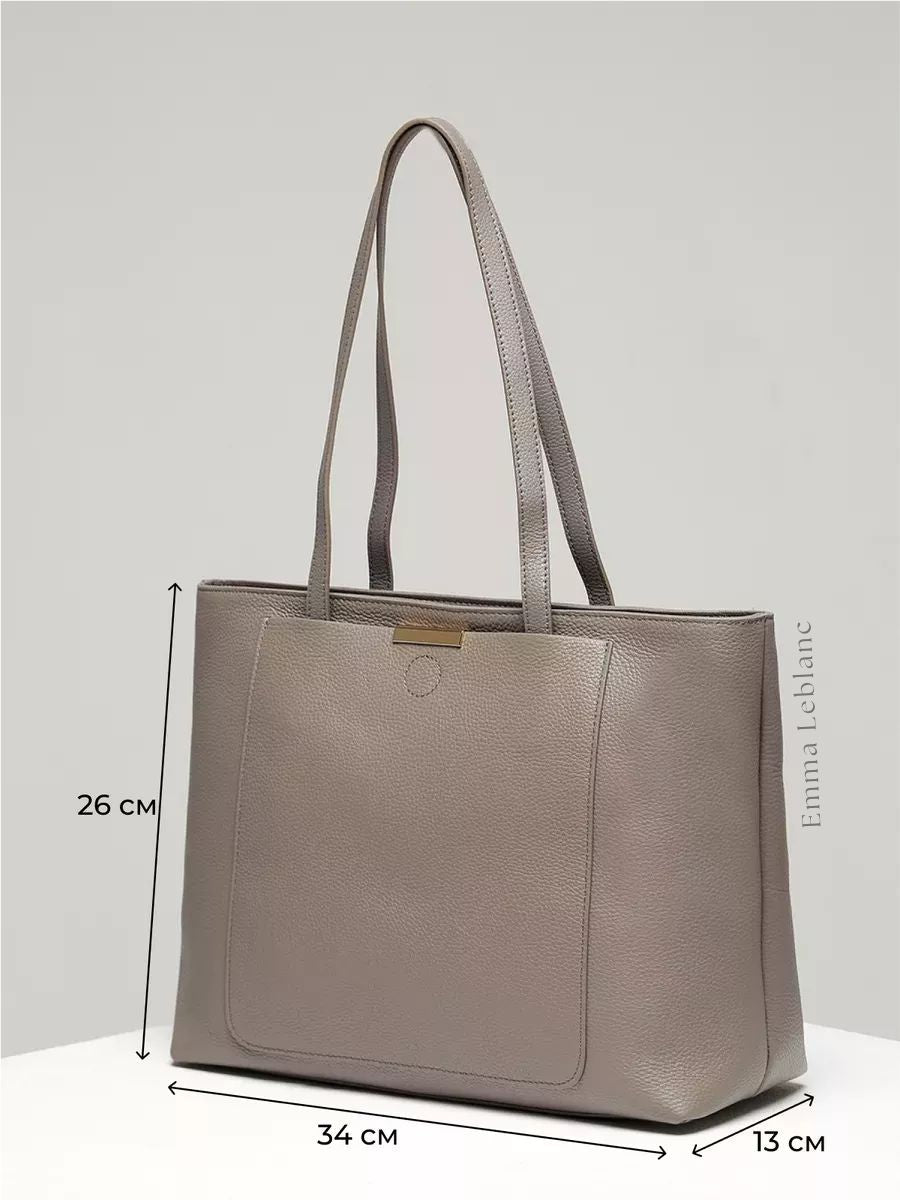 Tote Large Classic Leather Nice Bag