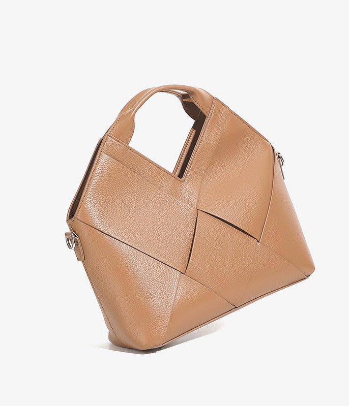 Woven Genuine Leather Jakarta Bag
