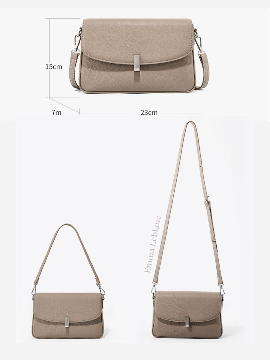 Crossbody Classic Small Genuine Leather Oslo Bag