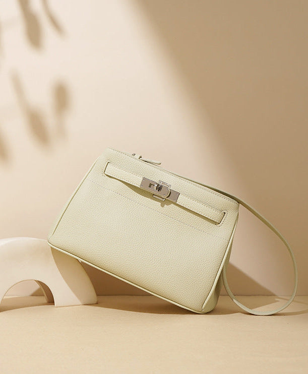 Small Genuine Leather Valencia Bag – Silver Hardware
