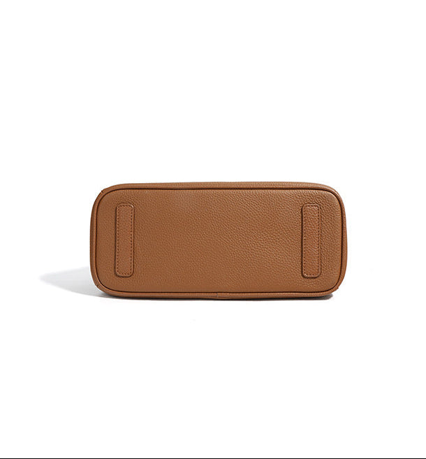 Small Genuine Leather Valencia Bag – Silver Hardware