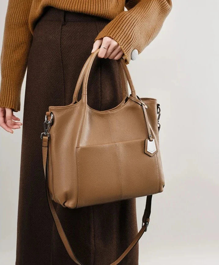 Tote Large Genuine Leather Classic Lisbon Bag