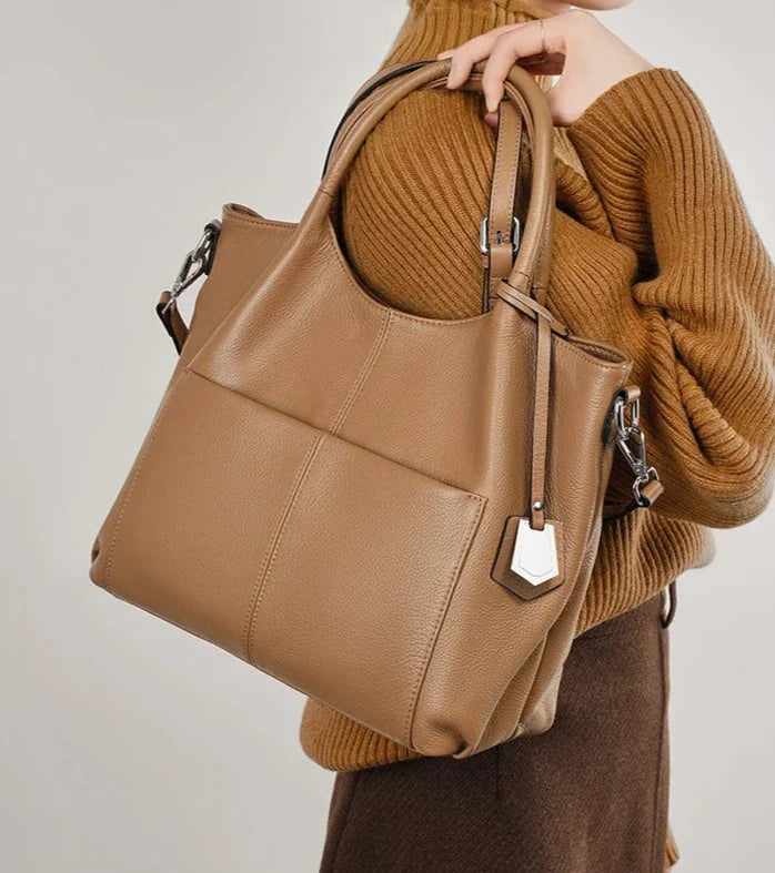 Tote Large Genuine Leather Classic Lisbon Bag