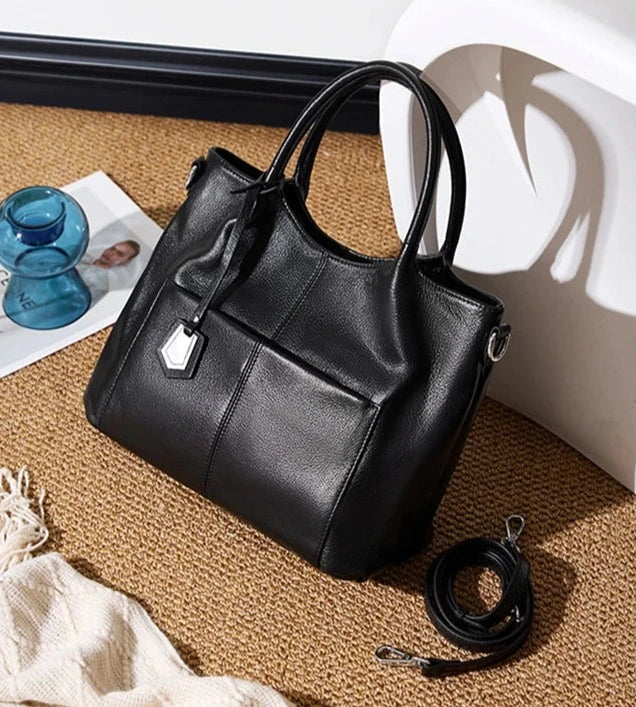 Tote Large Genuine Leather Classic Lisbon Bag