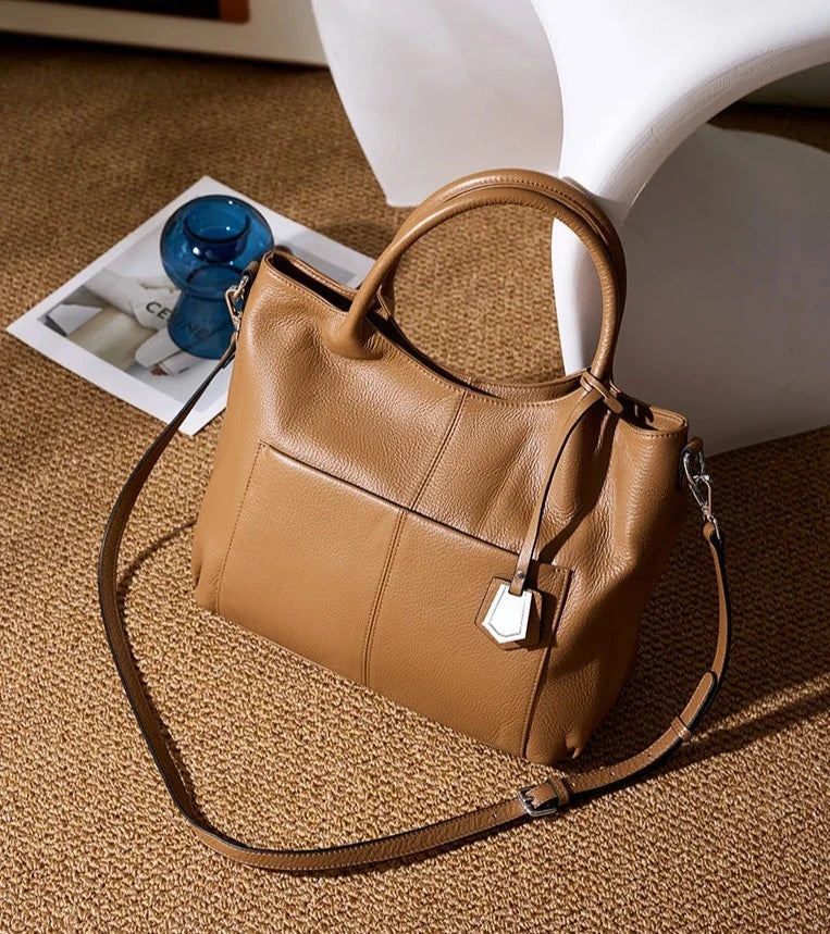 Tote Large Genuine Leather Classic Lisbon Bag
