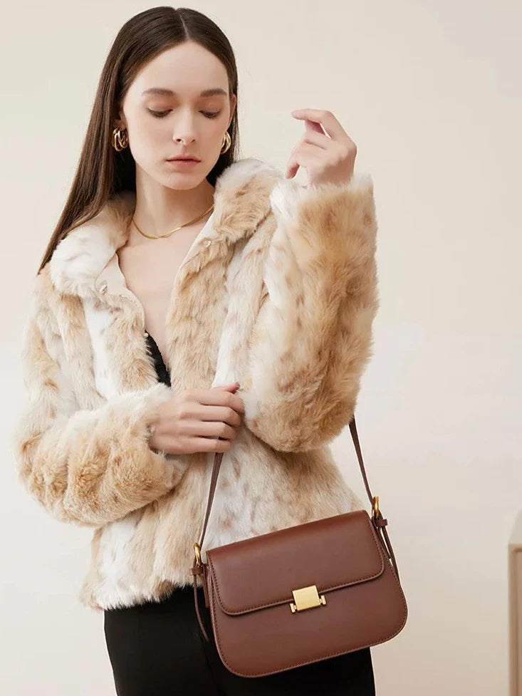 Crossbody Box Genuine Leather Camille Bag