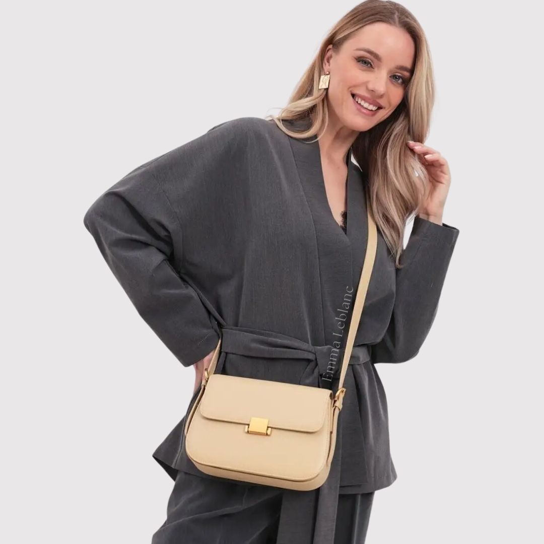 Crossbody Box Genuine Leather Camille Bag