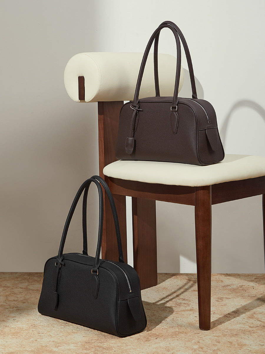 Medium Genuine Leather Milan Bag