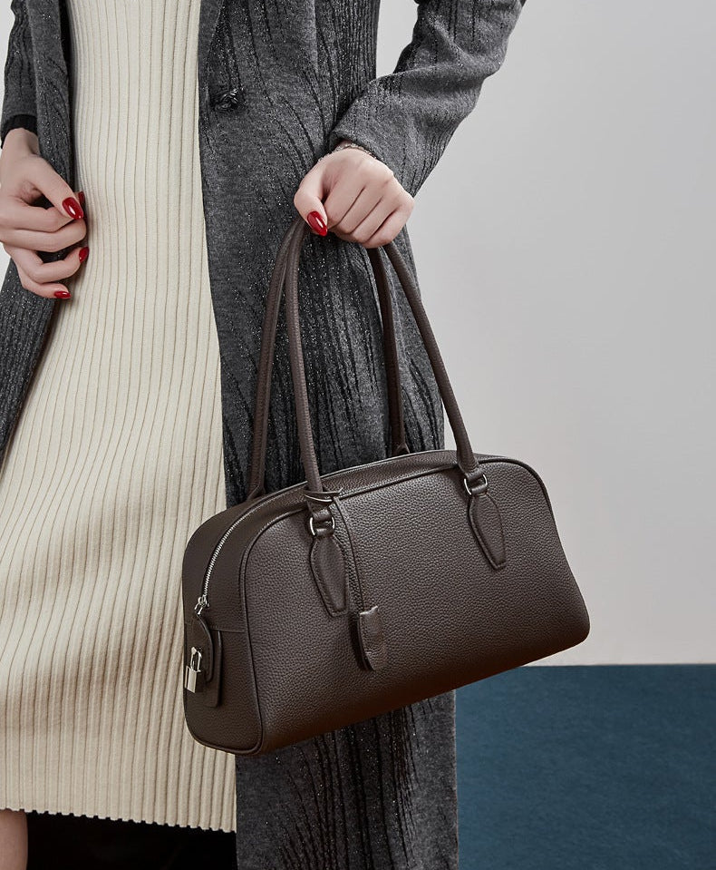Medium Genuine Leather Milan Bag