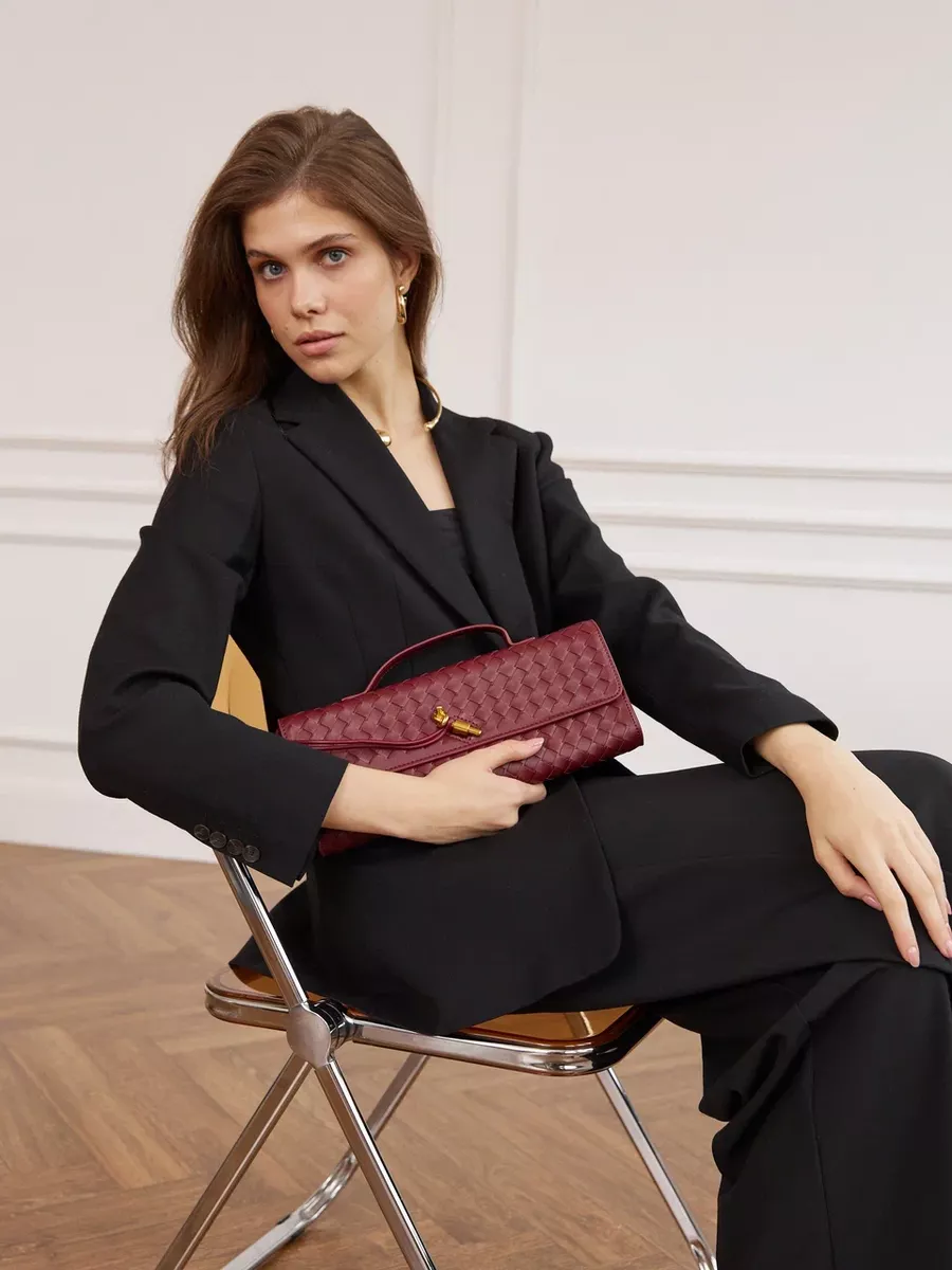 Baguette Woven Laurent Bag