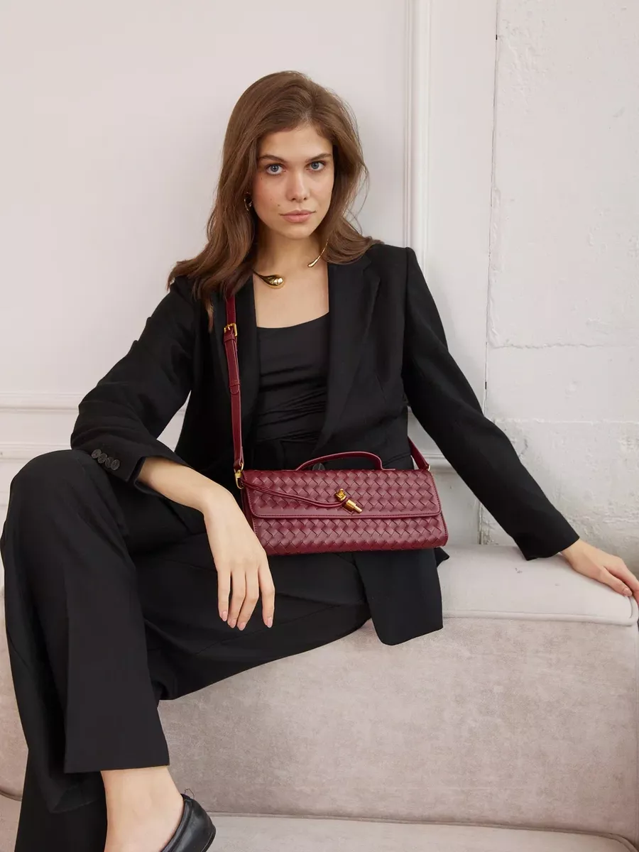 Baguette Woven Laurent Bag