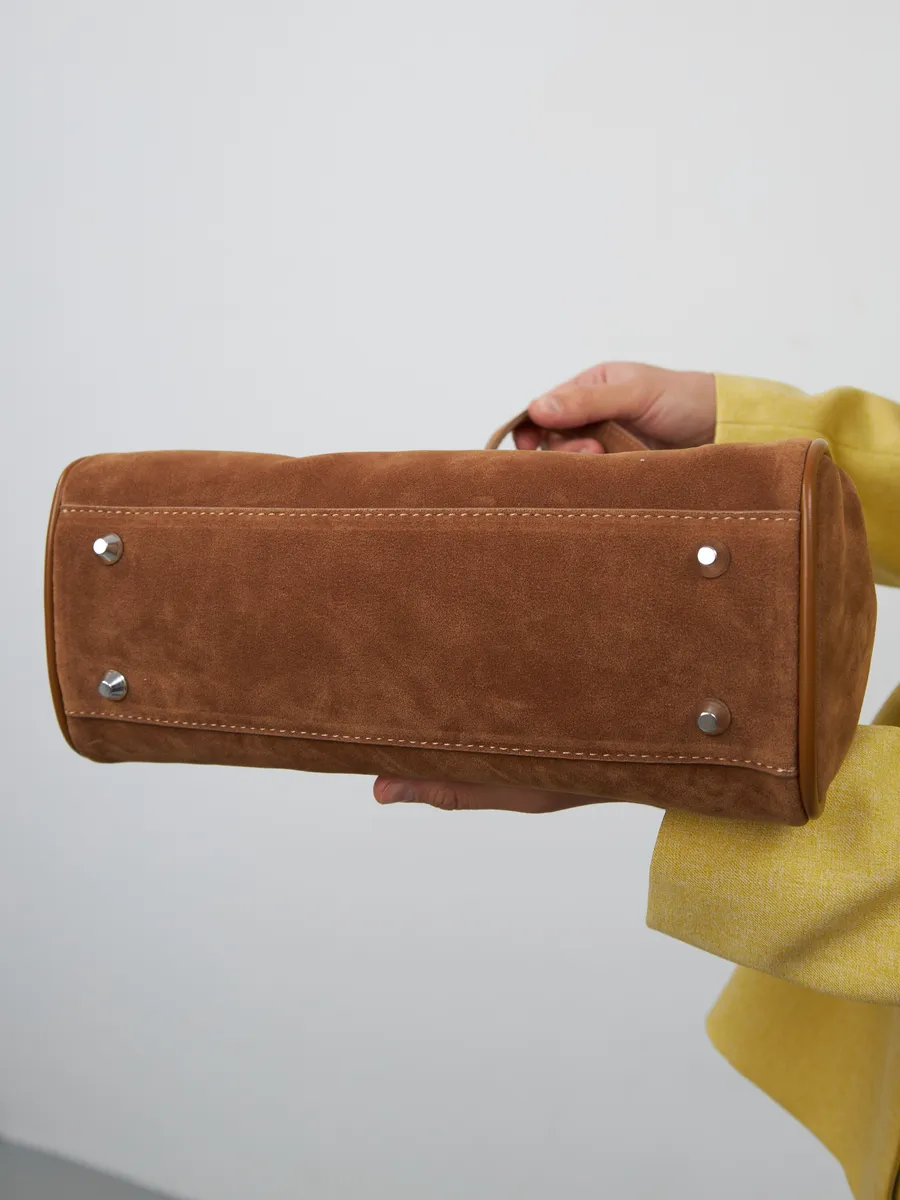 Classic Medium Suede Madrid Bag