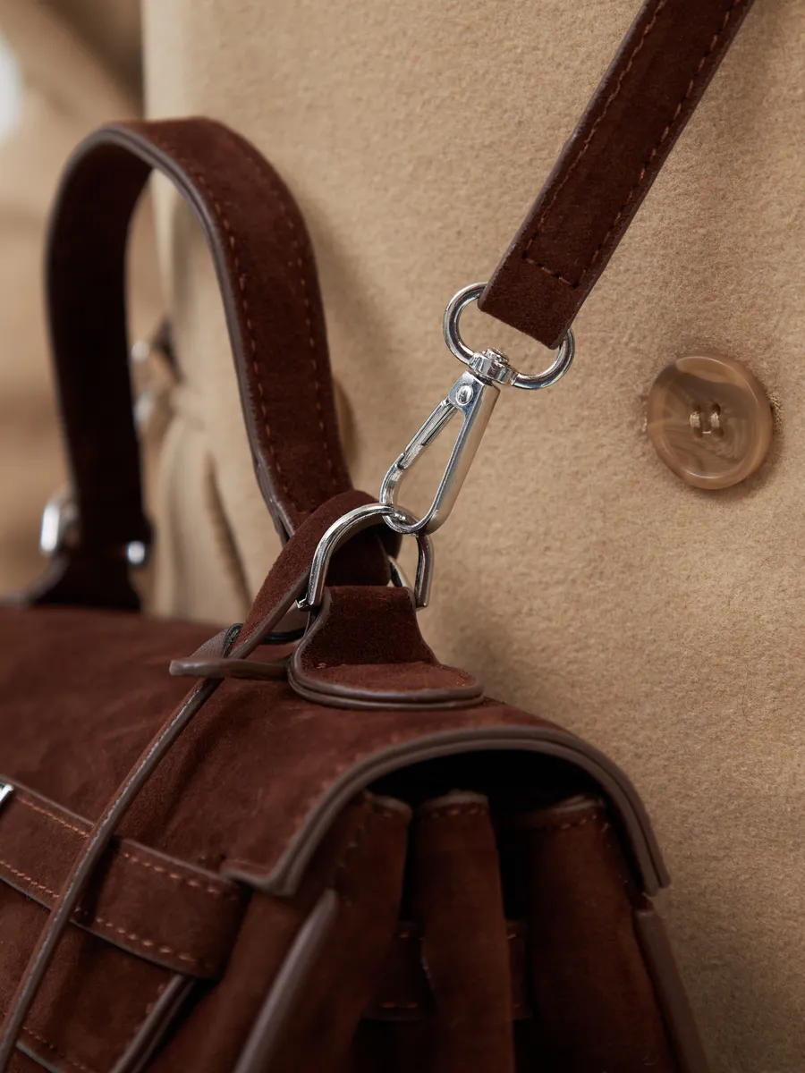 Classic Medium Suede Madrid Bag