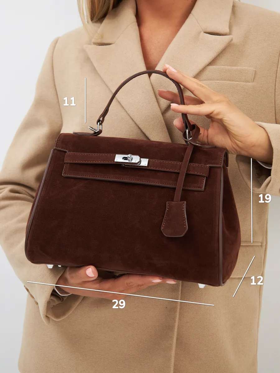 Classic Medium Suede Madrid Bag