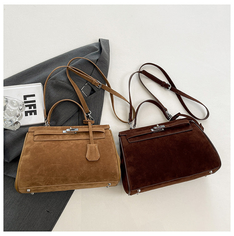 Classic Medium Suede Madrid Bag