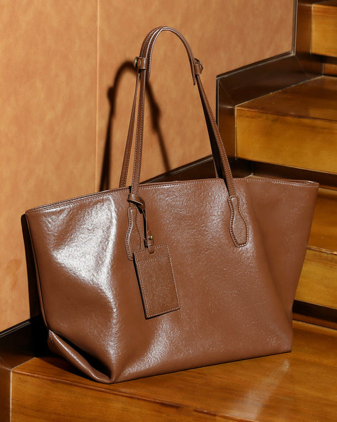 Tote Large Genuine Leather London Bag