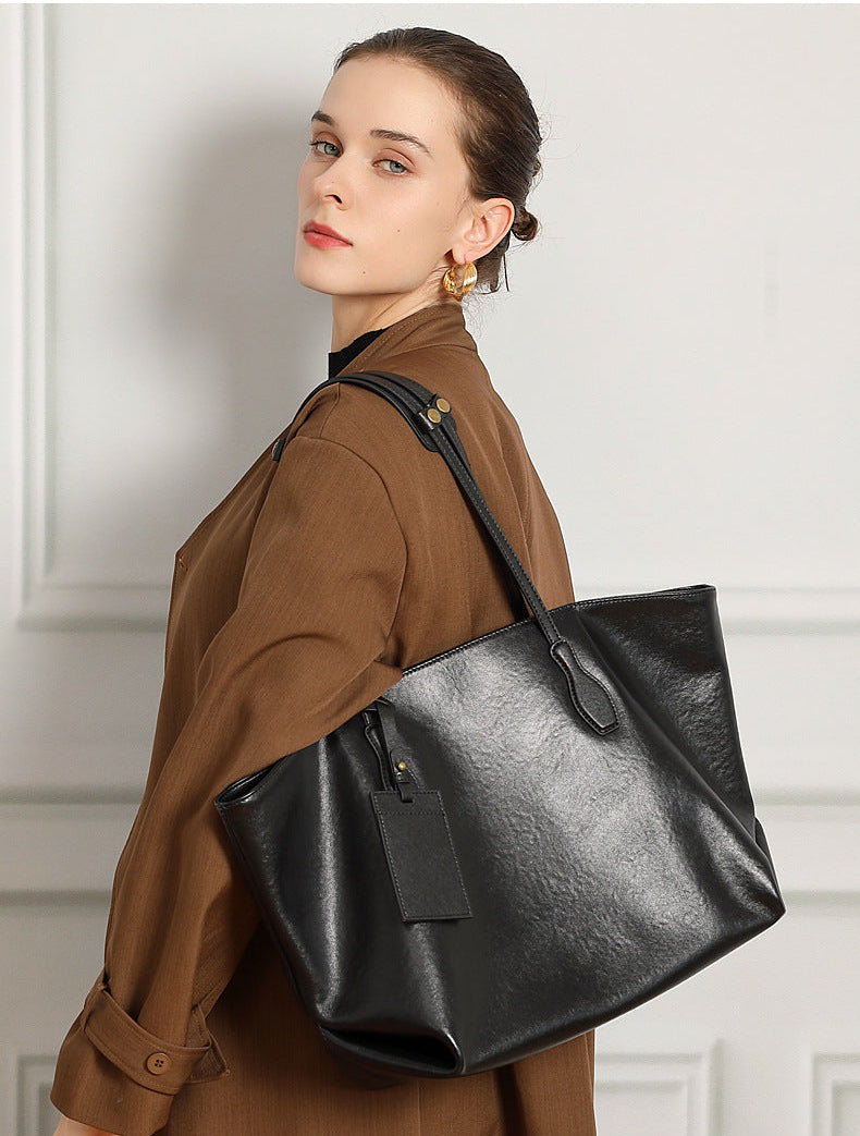 Tote Large Genuine Leather London Bag