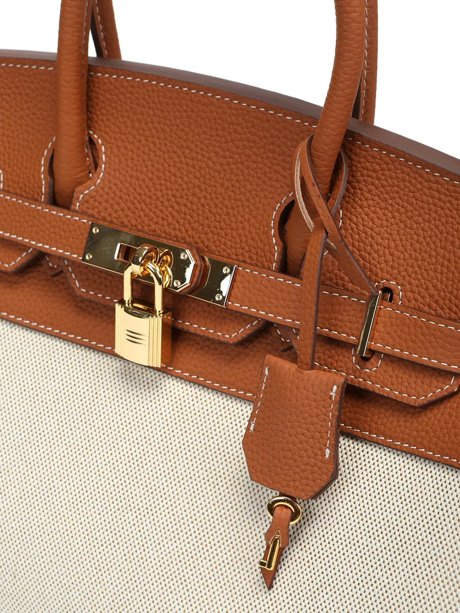 Tote Medium Two-Tone Canvas Zaya Bag