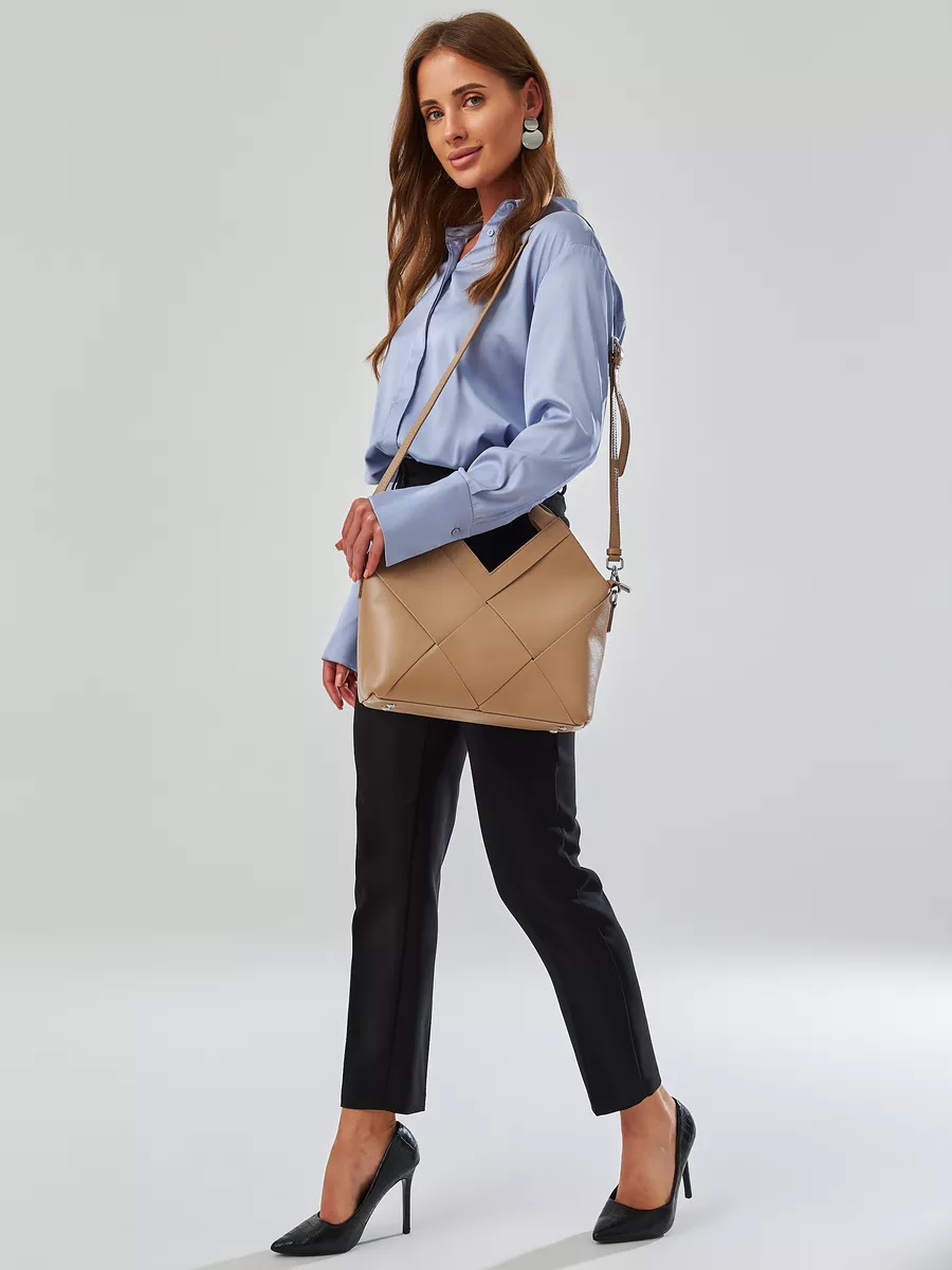 Woven Genuine Leather Jakarta Bag