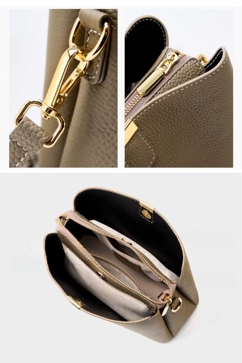 Bucket Genuine Leather Munich Bag