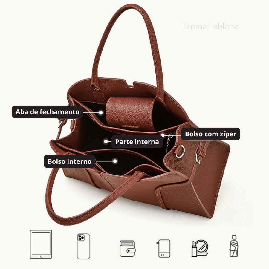 Tote Genuine Leather Mavie Bag