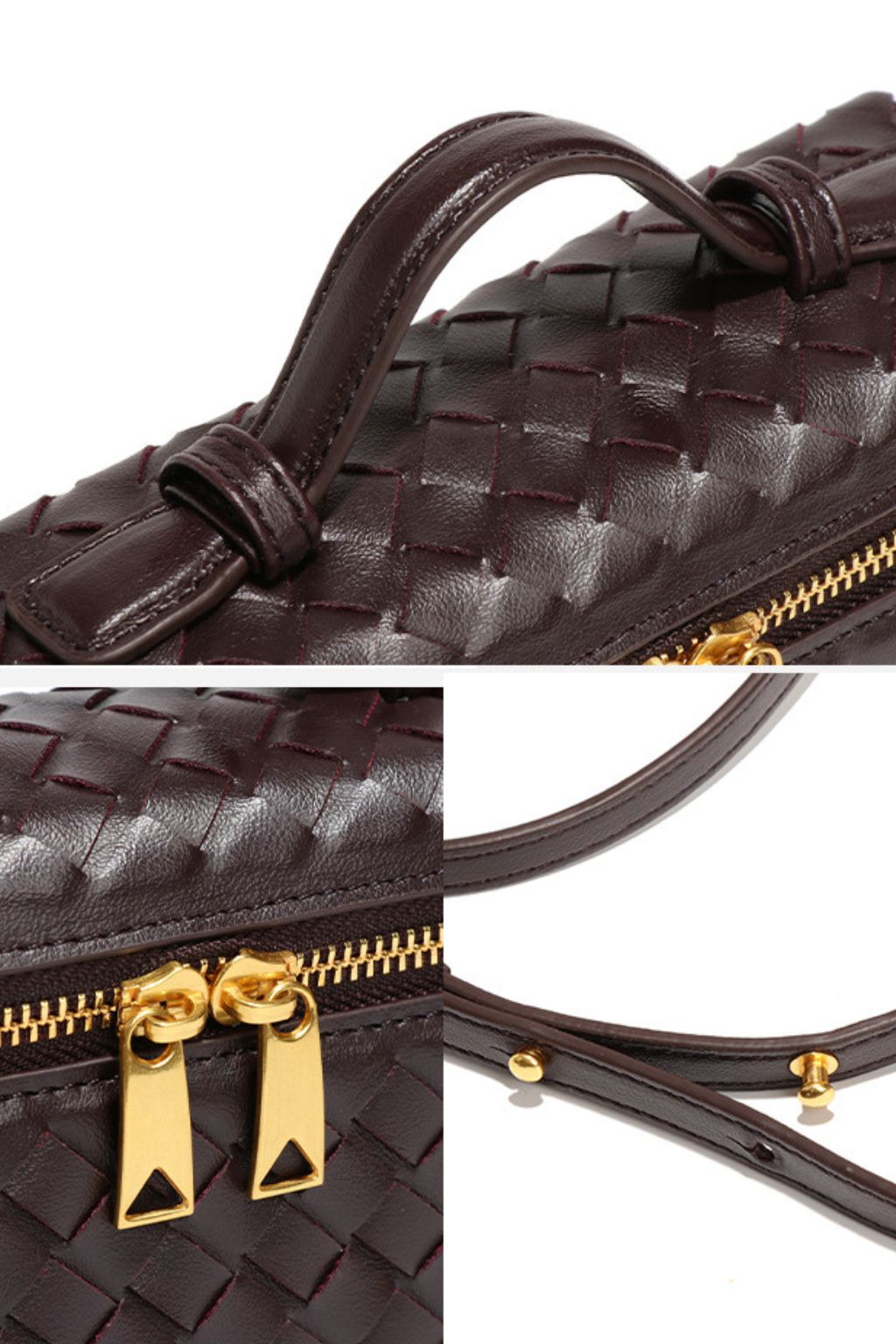 Small Woven Manila Bag