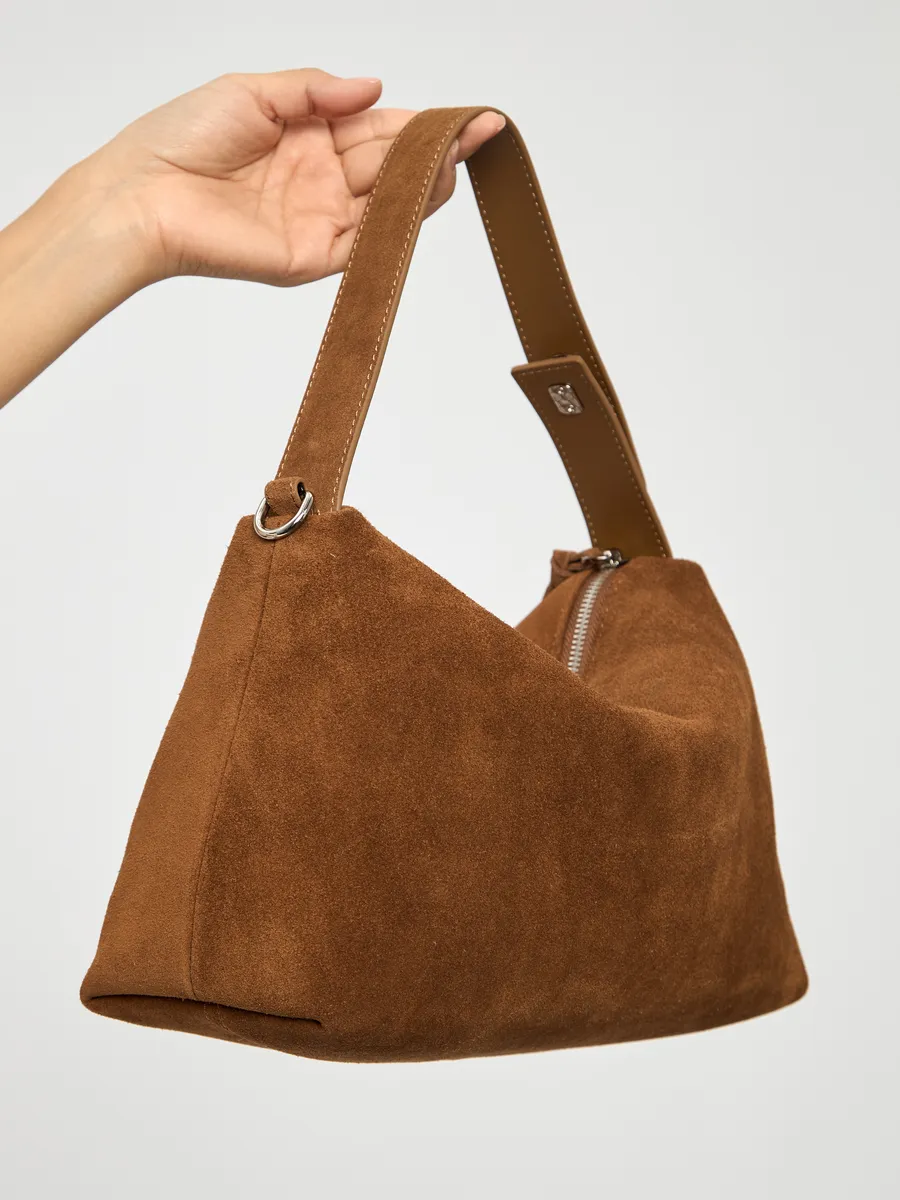 Shoulder Nubuck Leather Austin Bag