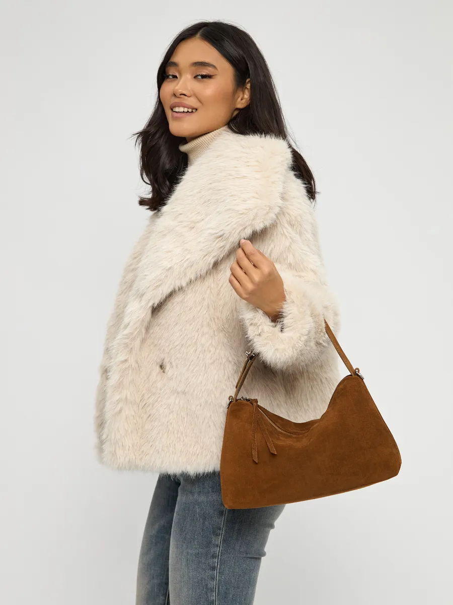 Shoulder Nubuck Leather Austin Bag