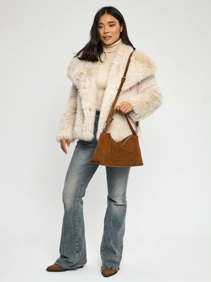 Shoulder Nubuck Leather Austin Bag