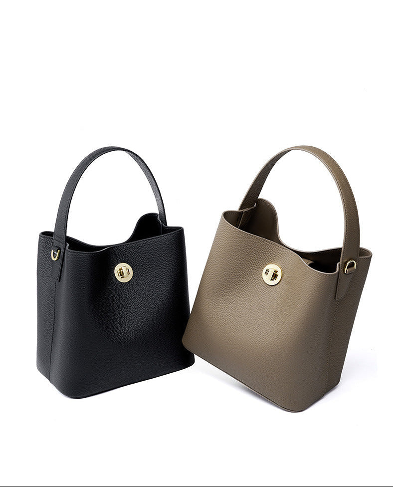 Bucket Genuine Leather Orlando Bag